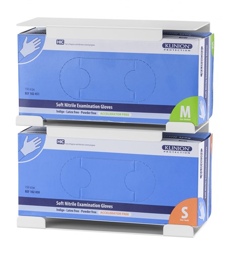 MediQo-line Handschoendispenser duo wit